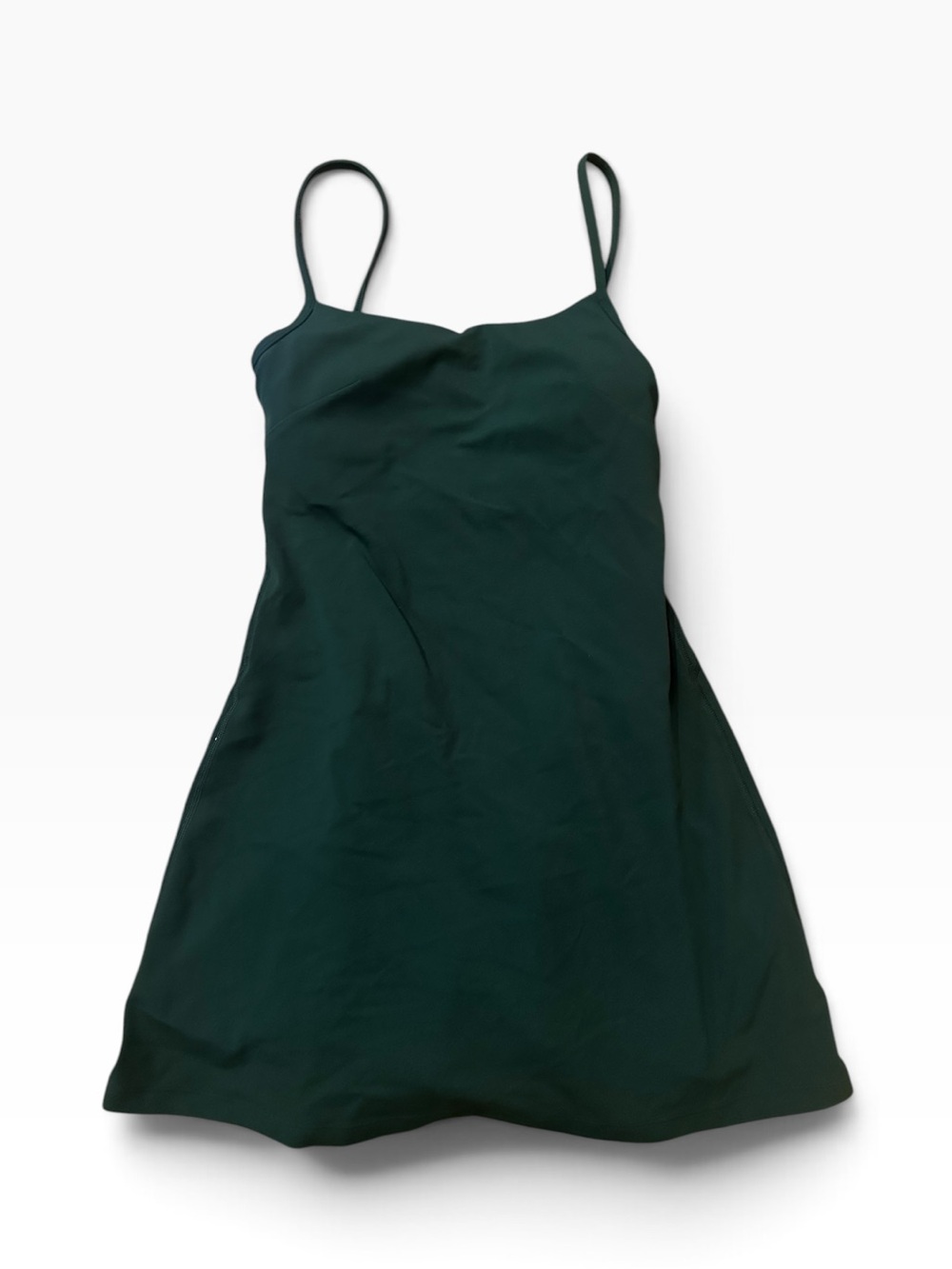 lululemon athletica Deep Evergreen Spaghetti-Strap Mini Dress